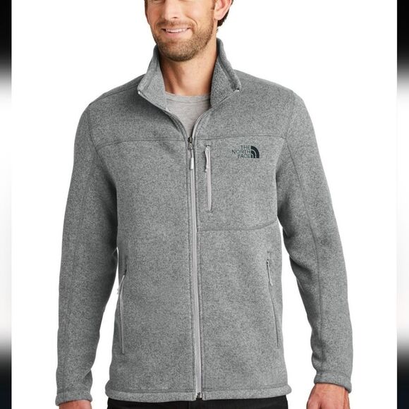 The North Face Fleece Zip-Up Men's Jacket - Picture 1 of 6